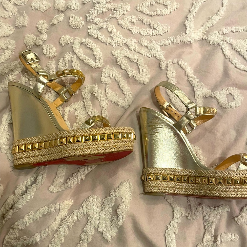 Christian Louboutkn Wedge sandals